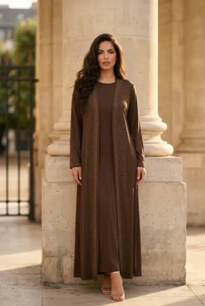 The Timeless Abaya - brown